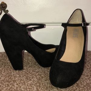 Mix No.6 (Tess Mix) black Mary Jane heels